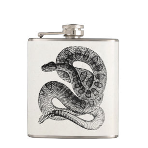 Cantil Modelo do cobra do réptil do cascavel do vintage