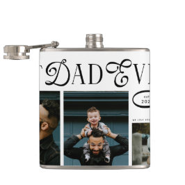 Cantil Modern Best Dad Ever Photo Heart Fathers Day Gifts