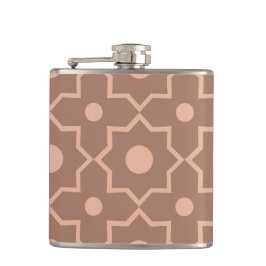 Cantil Modern Mocha Mousse Forma Geométrica Rosa Dusty