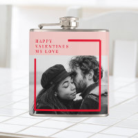 Modern Photo | Red & Pink Happy Valentines Gift