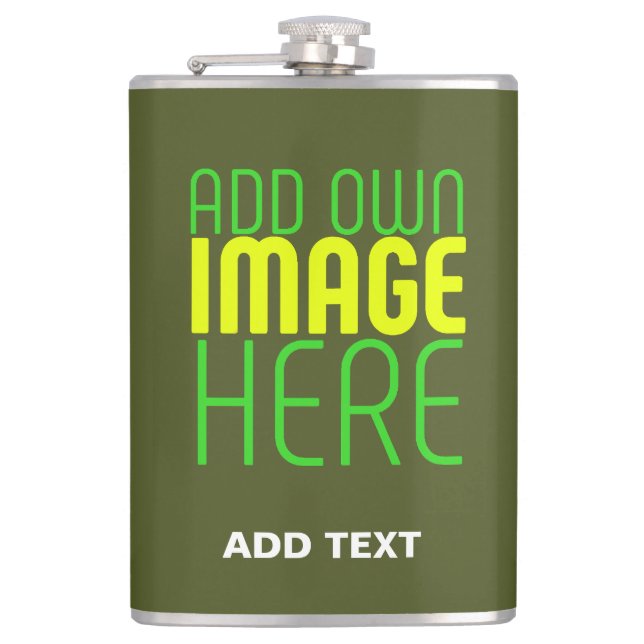 CANTIL MODERNO EDITABLE ARMY GREEN IMAGE TEXTO MODELO (Frente)