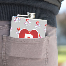 Cantil MONOGRAM I  LOVE SOCA on GREY