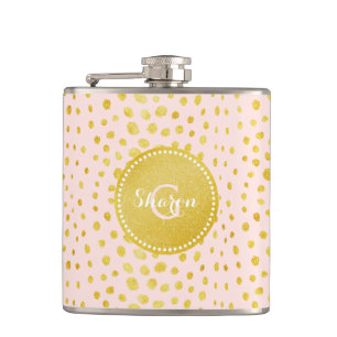 Cantil Monograma chic com estampa de leopardo em glitter 