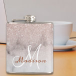 Cantil Monograma com efeito Ombre em Dourado Rosa com Bri<br><div class="desc">Este design foi criado através de arte digital. Ele pode ser personalizado na área fornecida, alterando a foto e/ou texto. Ou pode ser customizado escolhendo a opção "clique para personalizar" e excluir ou alterar a cor do fundo, adicionar texto, alterar a cor ou estilo do texto, ou excluir o texto...</div>