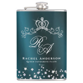 Cantil Monograma Coroa com Brilho Verde