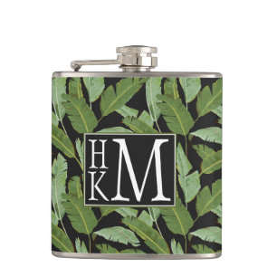 Cantil Monograma das folhas de palmeira  