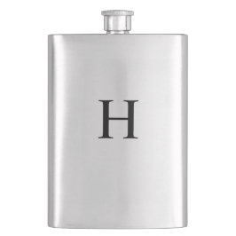 Cantil Monograma Minimalista Moderno Elegante Preto