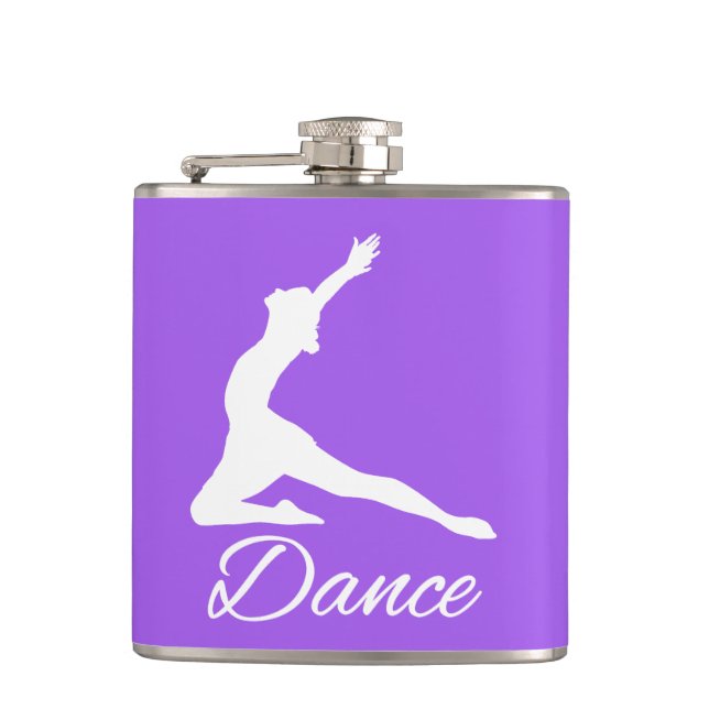 Cantil Monograma personalizado DANCE e balão de cor (Frente)