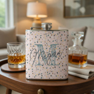 Cantil Monograma Personalizado de Terrazzo