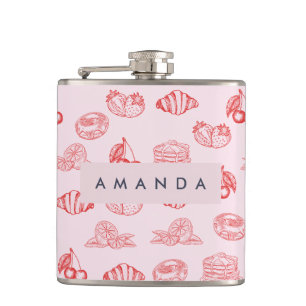 Cantil Monograma personalizado encantador Girly Cherry St