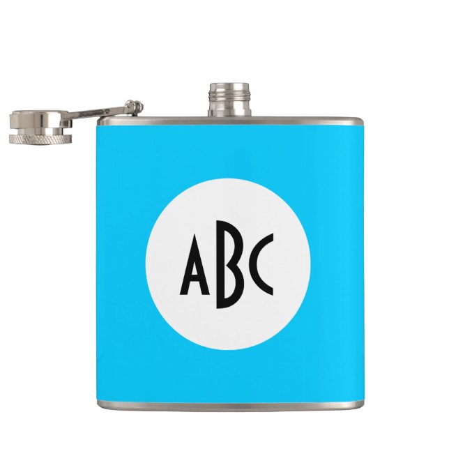 Cantil Monograma Preto e Branco Aqua (Aberto)