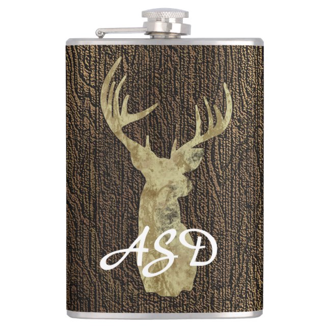 Cantil Monograma Rustic Buck Deer Hunting (Frente)