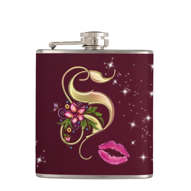 Cantil Monograma S Fragmentado, 6 oz. (Frente)