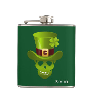 Cantil Monograma Verde 4 Shamrock Skull E Green Hat