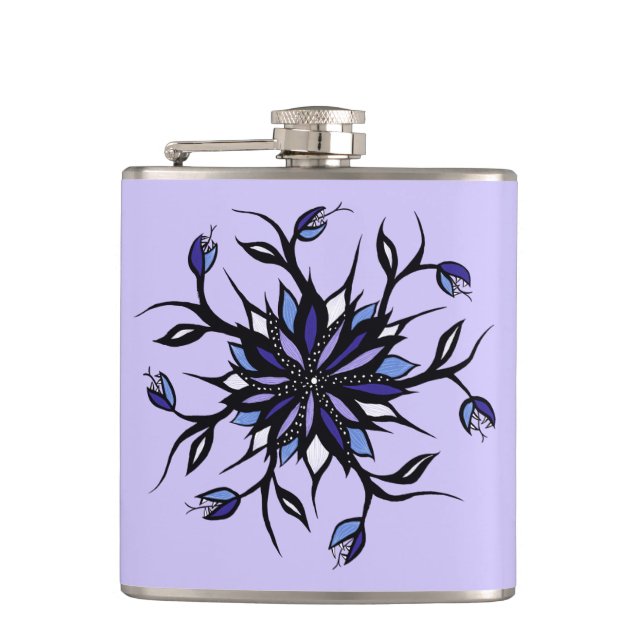 Cantil Monstro florais góticos e dentes da mandala (Frente)