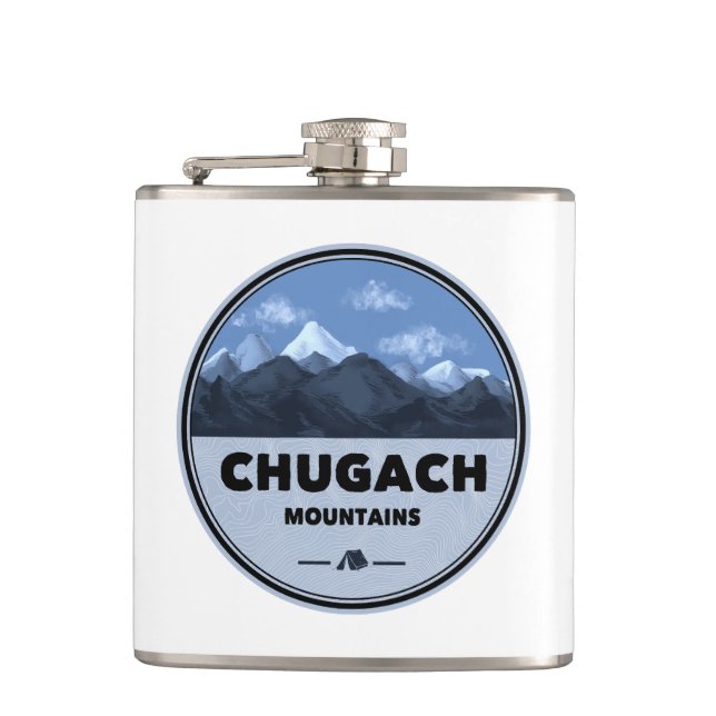 Cantil Montanhas Chugach Alasca Acampamento (Frente)