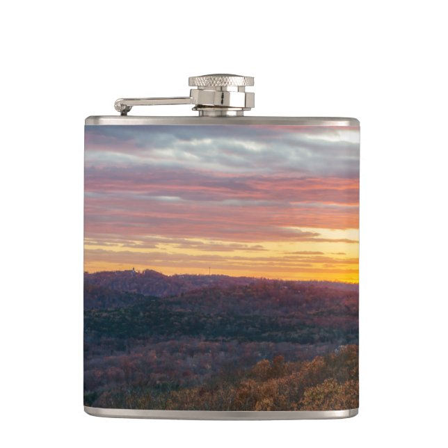 Cantil Montanhas Ozark Outono Sunset (Frente)