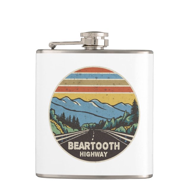 Cantil Montanhas Wyoming da autoestrada Beartooth Montana (Frente)