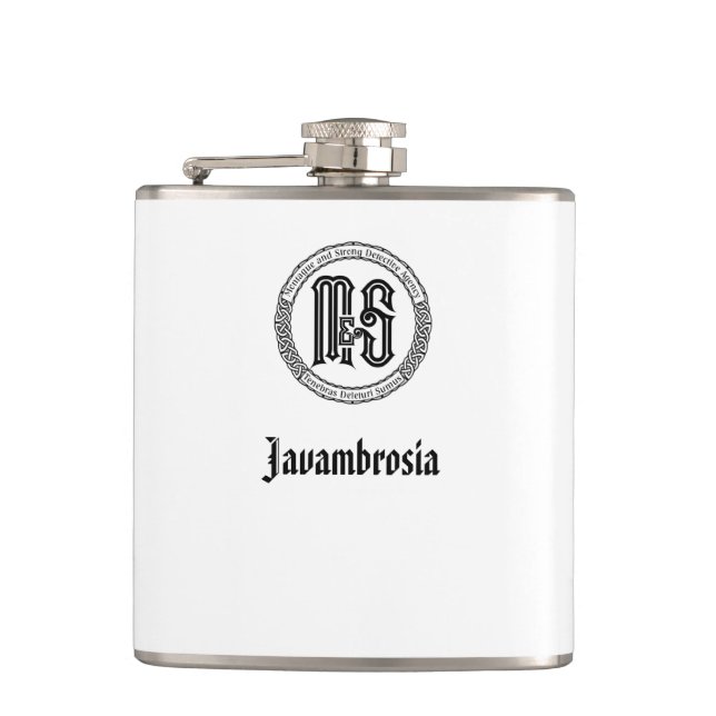 Cantil Monty & Strong - Javambrosia Flask (Frente)