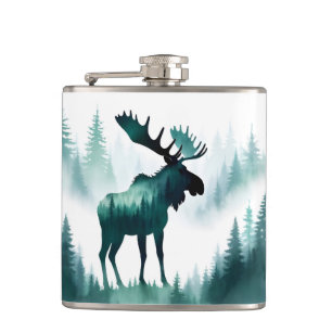 Cantil Moose Willife Animal Nature Forest Arte de Montanh