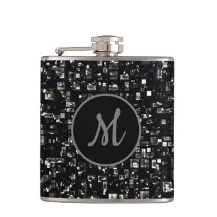 Cantil Mosaico preto monograma