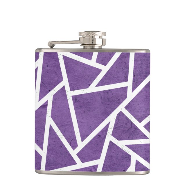 Cantil Mosaico roxo e branco (Frente)