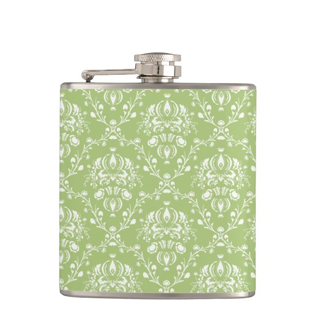 Cantil Moss Green Damask (Frente)