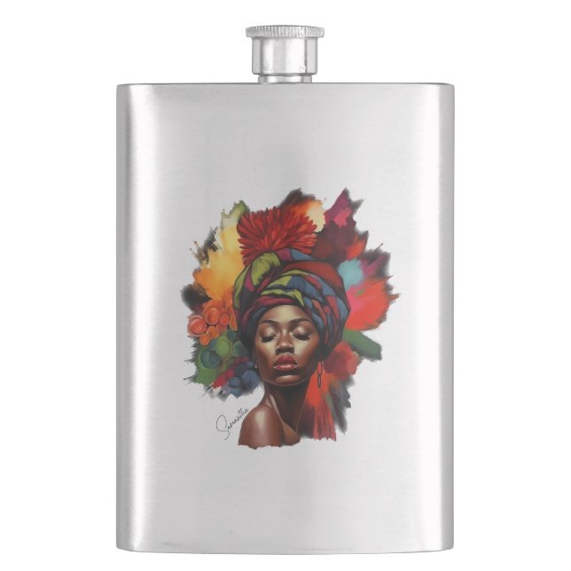 Cantil Mulher afro-americana empoderada (Frente)