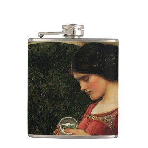Cantil Mulher da Bola de Cristal Pintura de Waterhouse