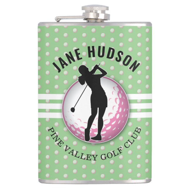Cantil Mulheres Legais Golfer Design Flask (Frente)