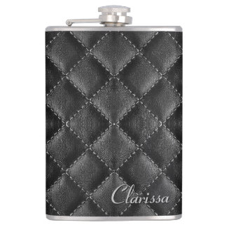 Cantil Na moda Black Leather Womens
