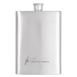 Cantil Na moda Script Monograma Moderno Personalizado