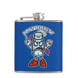 Cantil Não seja salgado, ilustração engraçada