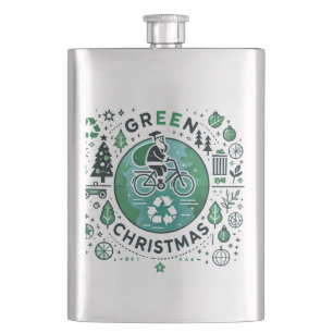 Cantil Natal Verde - Papais noeis e Design Reciclagem
