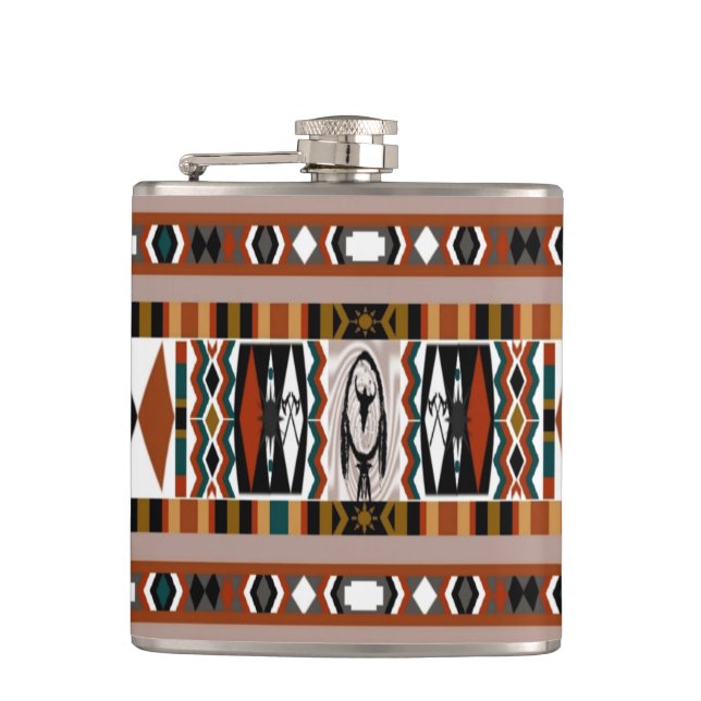 Cantil Native American Dreamcatcher Flask (Frente)