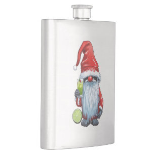 Cantil Ndic Nisse Gnomo Gonk Segurando Um Copo Limão
