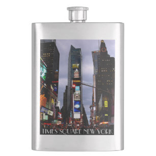 Cantil New York Flask NYC Times Square Souvenir Flask