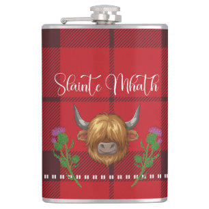 Cantil Noite de Burns Slàinte Mhath Vaca das Terras Altas