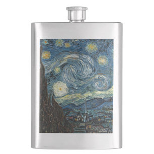 Cantil Noite Estrelada por Vincent van Gogh. belas-artes