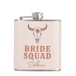 Cantil Noiva da Desert Cowgirl Last Rodeo Squad Flask