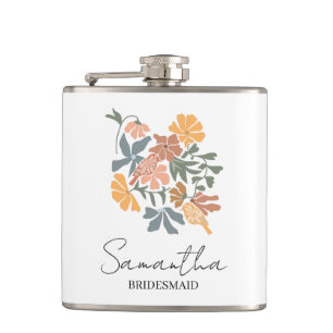 Cantil Noiva Personalizada Flor Boho Casamento