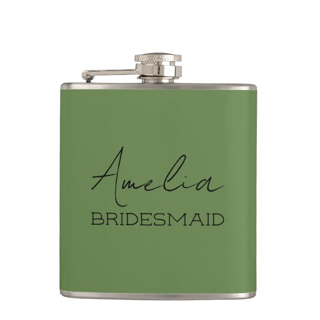 Cantil Noivas Personalizadas Verde Oliva (Frente)