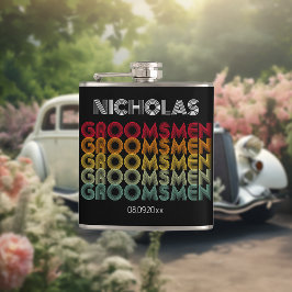 Cantil Noivos com Estilo Retro Monogramado para Casamento