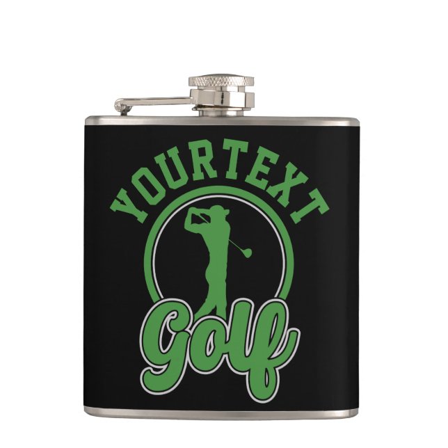 Cantil NOME DE ADD DE Golf Personalizado Retro Pro Golfer (Frente)