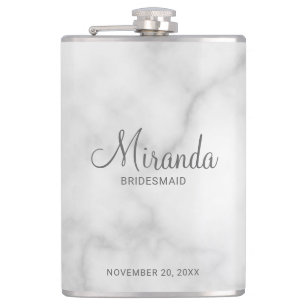 Cantil Nome do Bridesmaid Personalizado de Script Moderno
