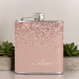Cantil Nome do Monograma Dourado da Brilhante Rosa Rosa R