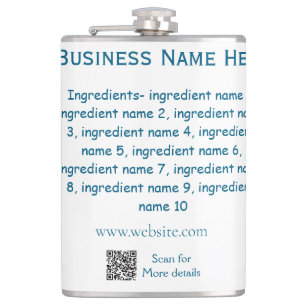 Cantil Nome dos ingredientes adiciona nome comercial webs