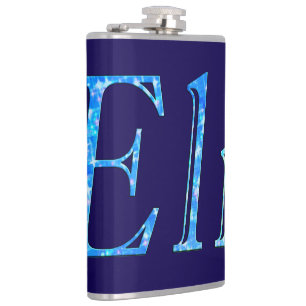 Cantil Nome Eli Estrelado Azul,