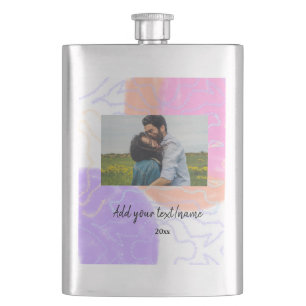 Cantil nome monograma de casal personalizado simples mini