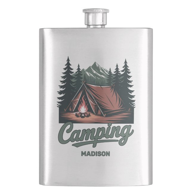 Cantil Nome Personalizado Camping (Frente)